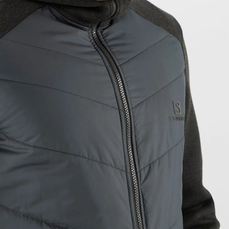 Chaquetas Salomon Essential Xwarm Híbrido Hombre Negros | MX XDQA407